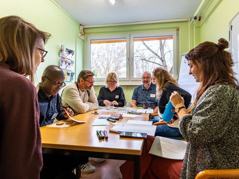 Erster Bürgerrat zu Hitzeschutz in Berlin in Marzahn