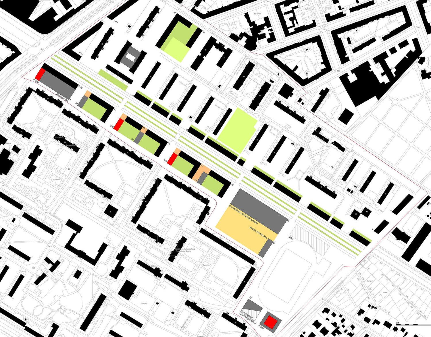 Michelangelostraße Vorzugsvariante