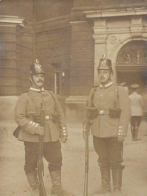 Hugo Exiner, August 1914 (Bild: Privatbesitz)