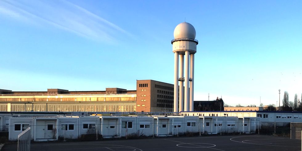 Ansicht des Tempo Homes auf dem Tempelhofer Feld