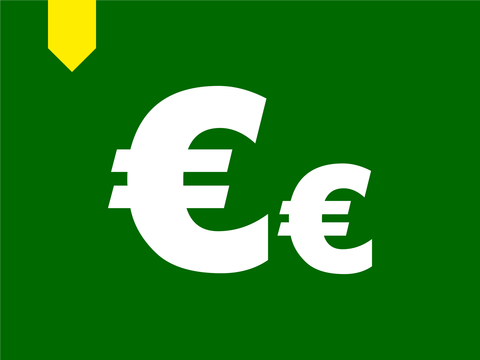 Geldleistungen - zwei Euro-Symbole