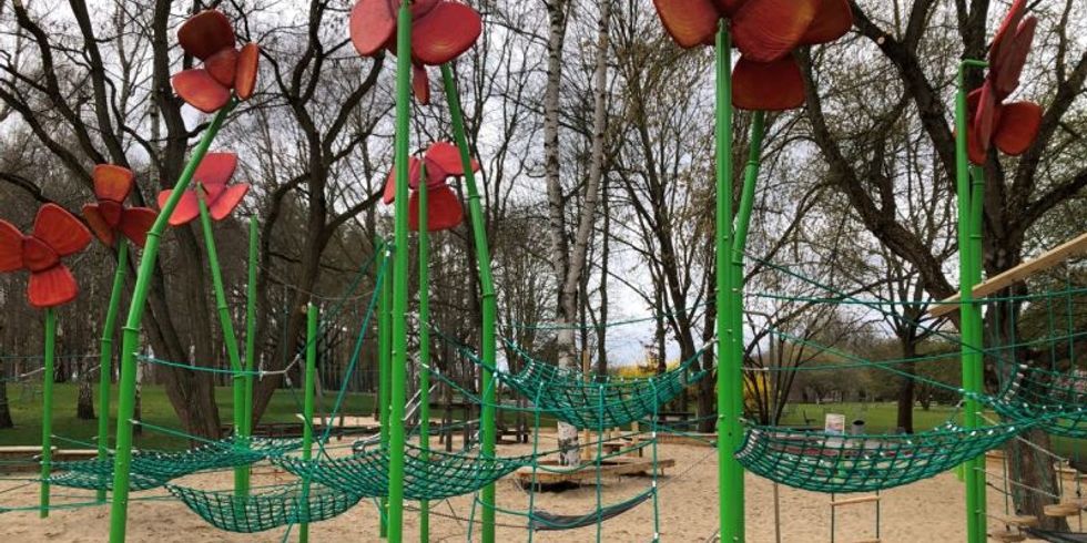 Neuer Spielplatz „Konrad in den Blumenwipfeln“ in den Gärten der Welt eröffnet