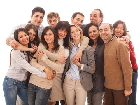Große Gruppe, große Familie