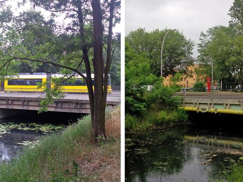 Pyramidenbrücke - Bestandsbauwerk, Juni 2021