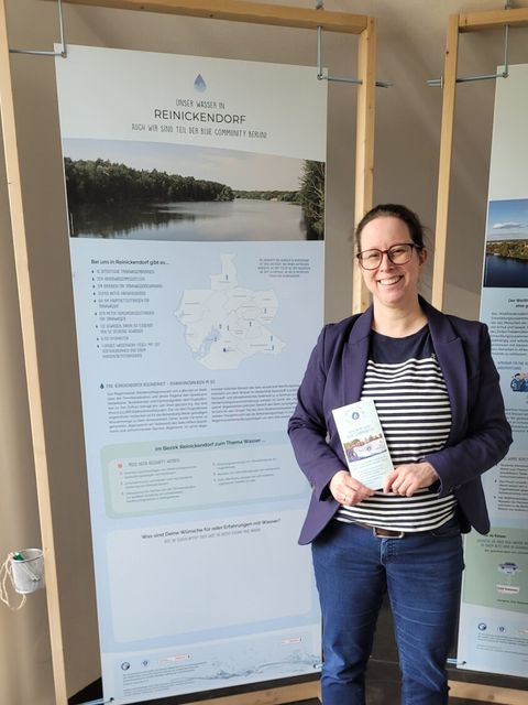 Umweltstadträtin Julia Schrod-Thiel lädt ein zur Ausstellungseröffnung (Bild: BA Reinickendorf)