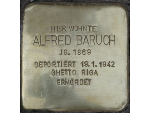 Stolperstein für Alfred Baruch