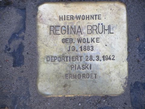 Stolperstein Regina Brühl
