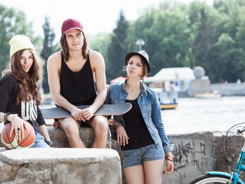 Gruppe junger Teenager