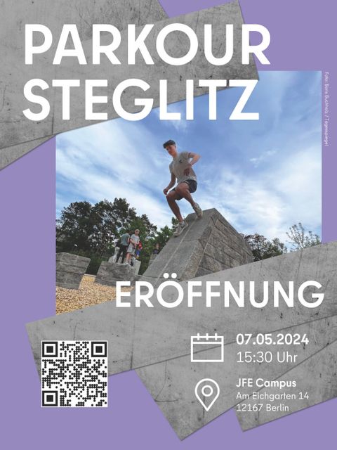 Eröffnung der Parkouranlage in Steglitz am 07.05.2024 (Bild: Bezirksamt Steglitz-Zehlendorf)