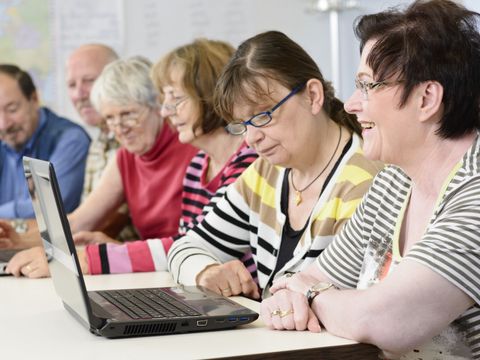 Senioren am Computer