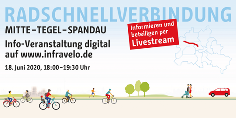 Radschnellverbindungen (RSV) „Mitte – Tegel – Spandau“