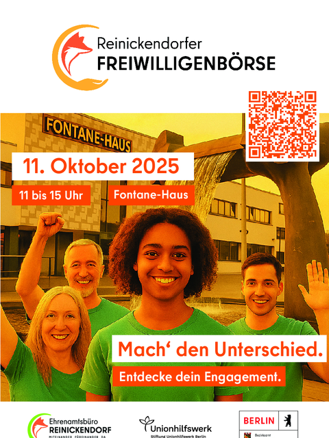 Plakat der Freiwilligenbörse 2025 (Bild: BA Rdf)