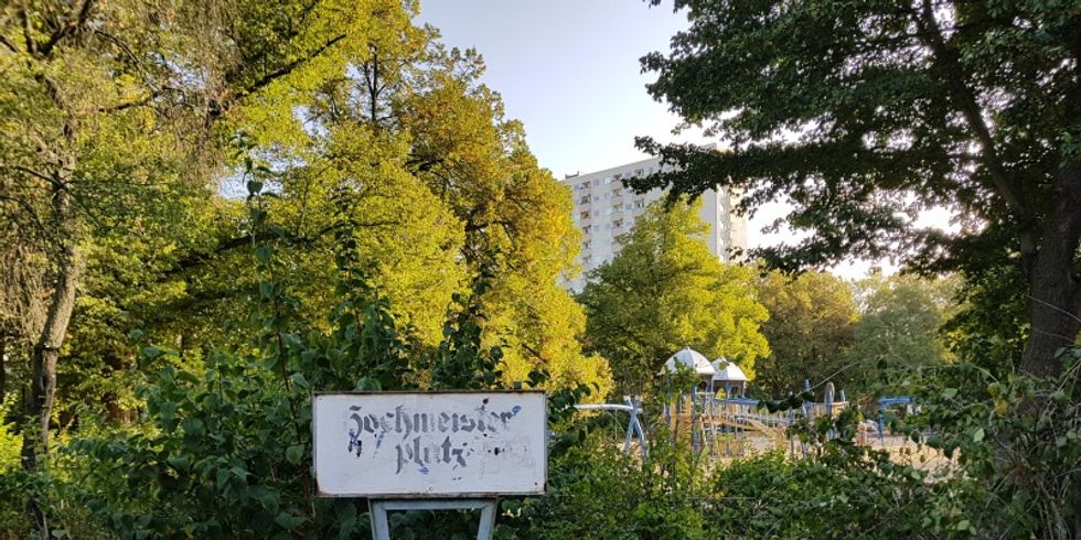 Der Hochmeisterplatz in Wilmersdorf