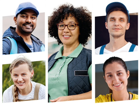 Fünf Personen mit interessanten Geschichten zur Bildungszeit.