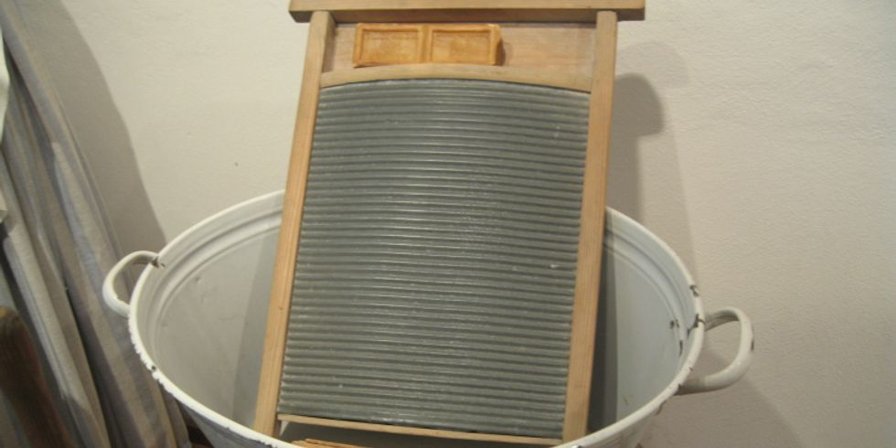 Historisches Wäschewaschen