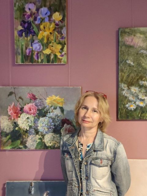 Malerin Frau Svitlana Vol