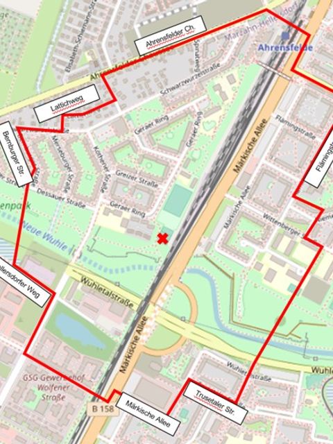 Radius Bombenentschärfung (Bild: Polizei Berlin)