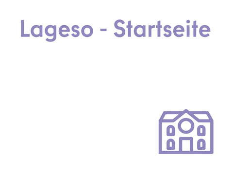 Lageso Startseite mit Haus Icon