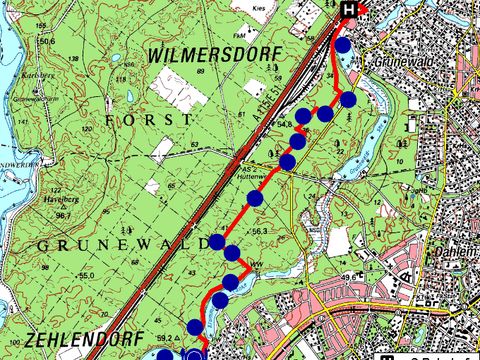 Wanderkarte (Bild: Berliner Forsten)