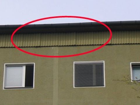 Unterschlupf Fassadenverkleidung