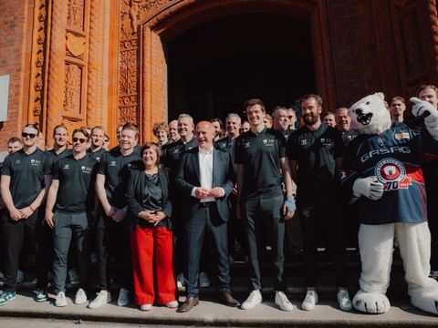 Empfang der Eisbären Berlin