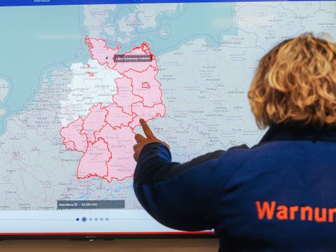 Warntag 2023 Warnzentrale Bund Landkarte