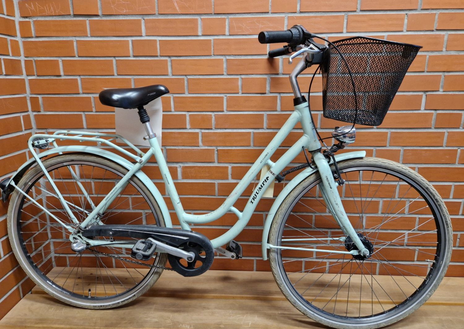 Türkises Damenfahrrad