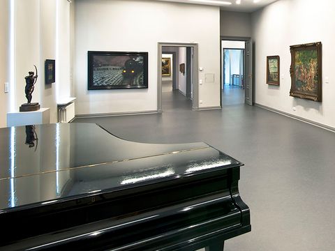 Das Klavier im Museum Charlottenburg-Wilmersdorf in der Villa Oppenheim