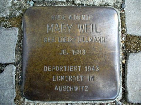 Stolperstein für Mary Weil
