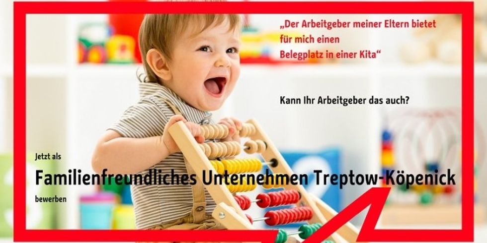 Aufruf zur Bewerbung als familienfreundliches Unternehmen Treptow-Köpenick