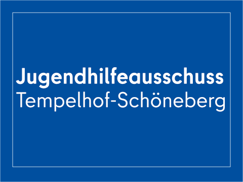 Kachel mit Schriftzug Jugendhilfeausschuss