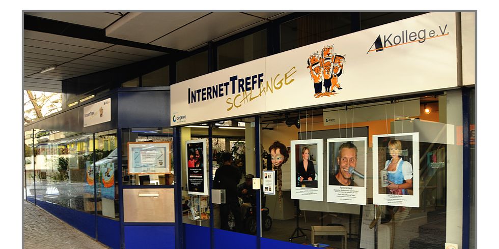 Außenansicht InternetTreff Schlange