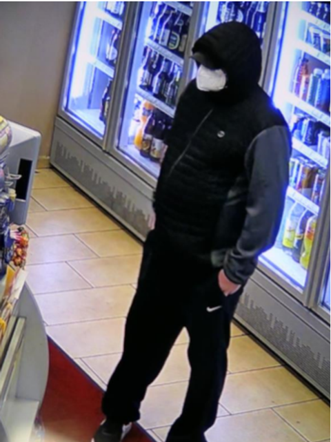 Unbekannter Täter Ganzkörper