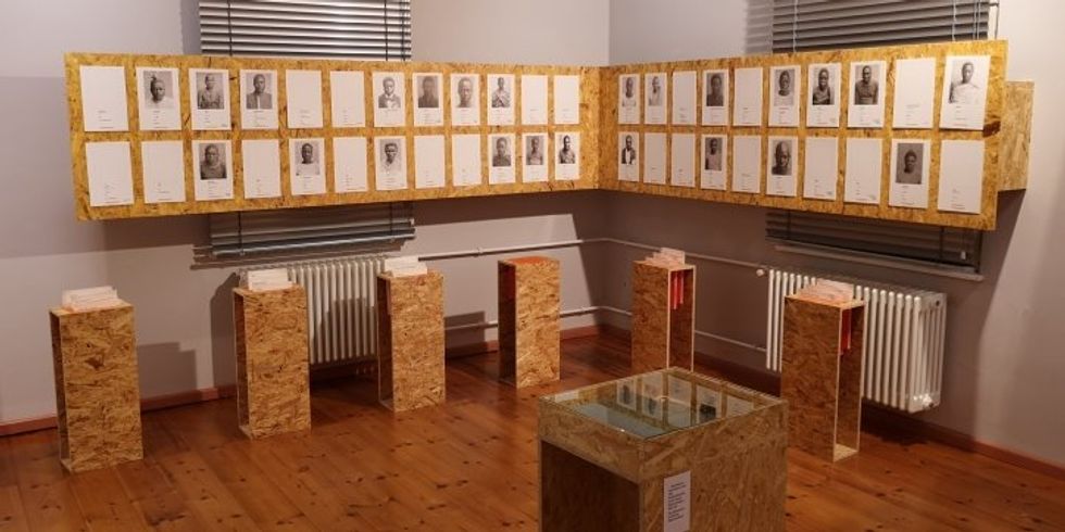 Blick in die Ausstellung "zurückGESCHAUT"