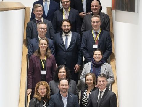 Europastaatssekretär Florian Hauer bei auswärtiger Sitzung der Europaministerkonferenz der Länder