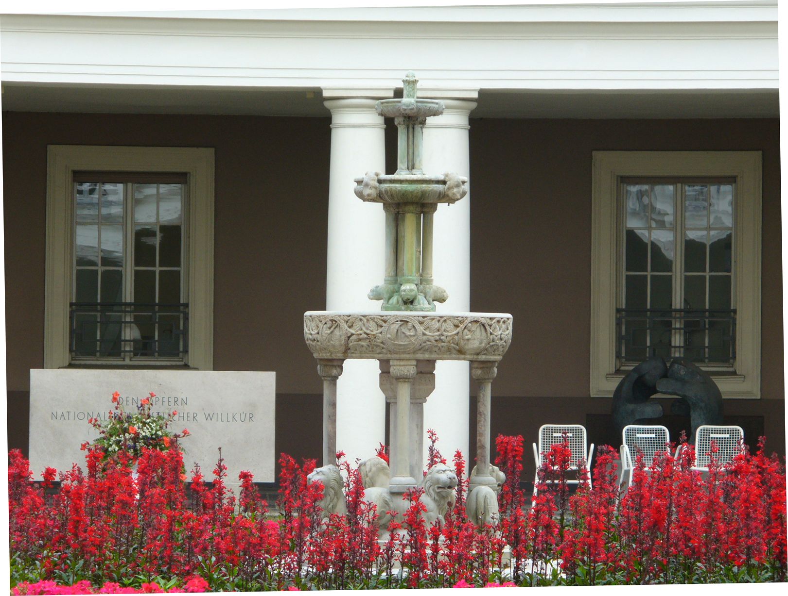 Venezianischer Löwenbrunnen im Rundhof des ehem. Rathauses Wilmersdorf, Foto: Pressestelle