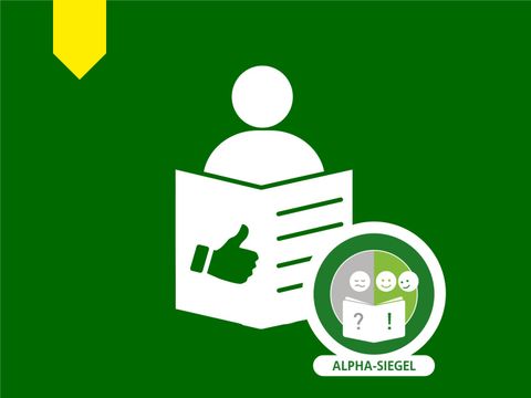 Alpha Siegel Piktogramm