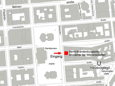 Lageplan für den 24. Berliner Archäologentag 2022