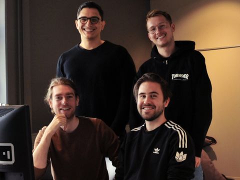 Luca Langenberg, Sandro Heuberger, Timo Falcke and Zwi Zausch of Toukana Interactive