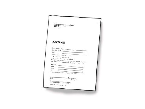Piktogramm Antrag