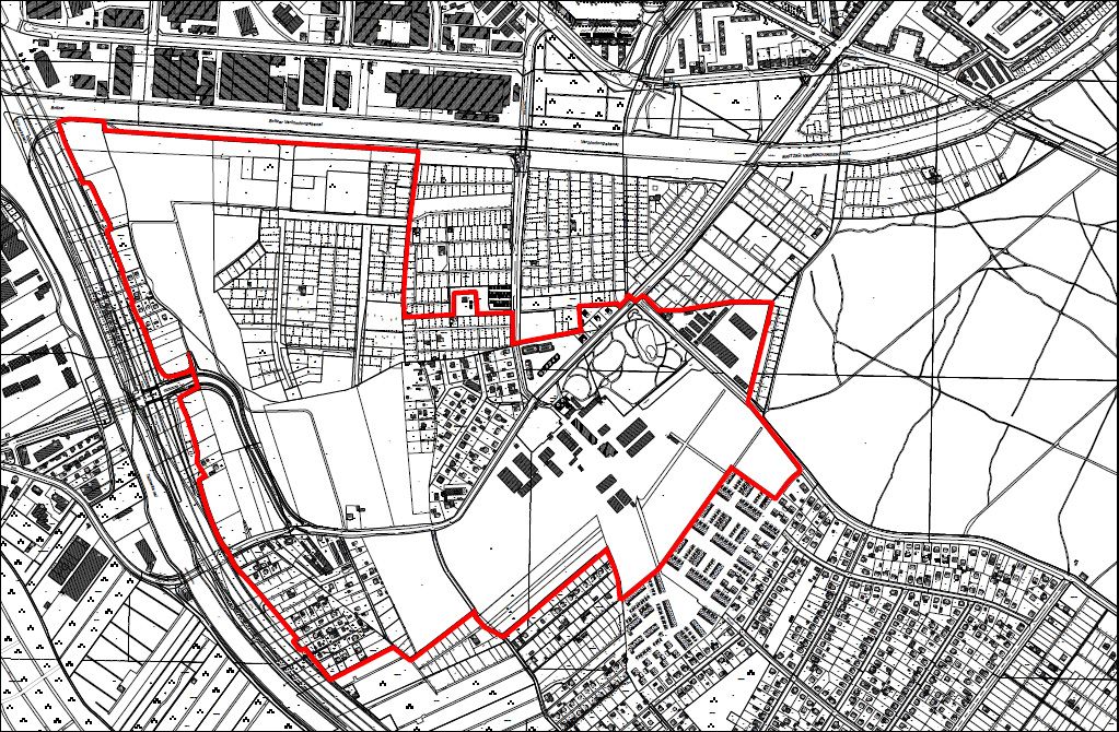 Geltungsbereich der 2021 in Kraft getretenen VKR-VO für das Gebiet „Dreieck Späthsfelde"