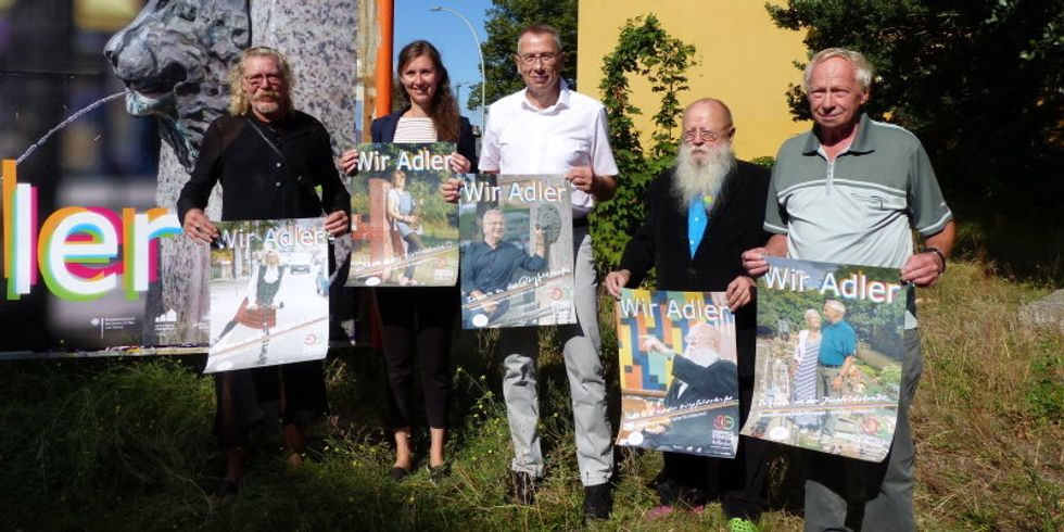 Start der Imagekampagne "Wir Adler" des Aktiven Zentrums in Adlershof