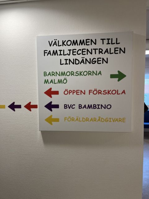 Wegweiser auf Schwedisch