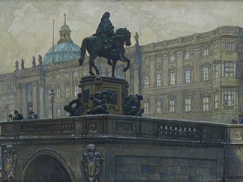 Schloss zu Berlin, Hans Harting, Wandgemälde 008 (Bild: Mila Hacke, Mila Hacke Architektur-Fotografie, Berlin)