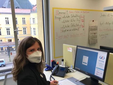 Dillenberger an Arbeitsplatz