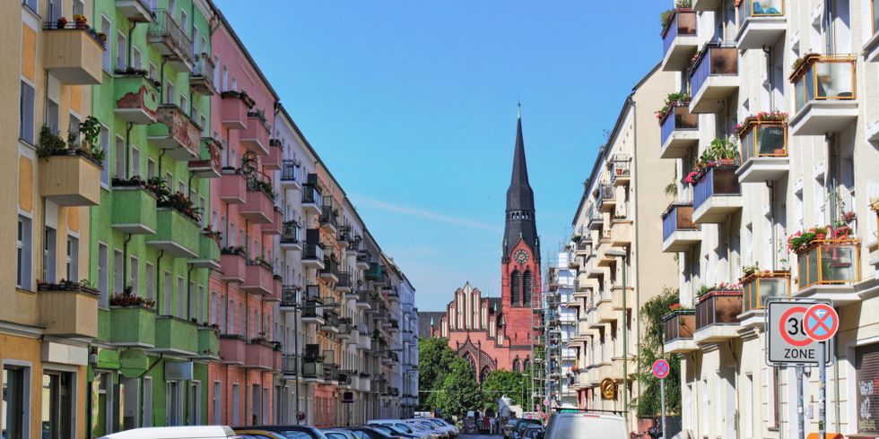 Straße in Berlin-Friedrichshain