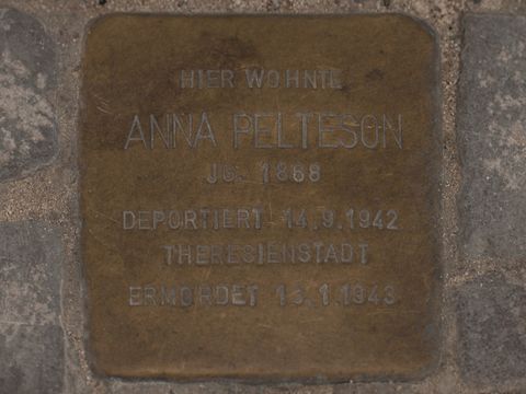 Stolperstein Anna Pelteson, 25.03.2012