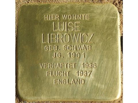 Stolperstein Luise Librowicz (Bild: Stolpersteine-Initiative CW, Hupka)