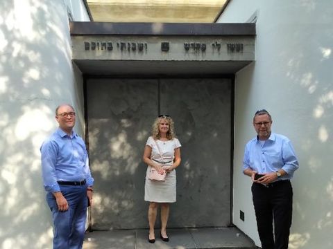 Von links: Herr Herz, Frau Herman, Herr Naumann