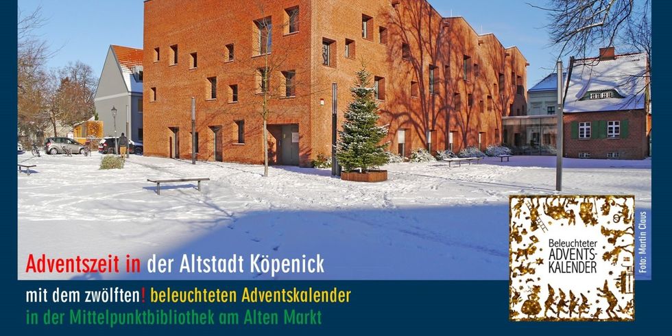 Flyer: Beleuchteter Adventskalender
